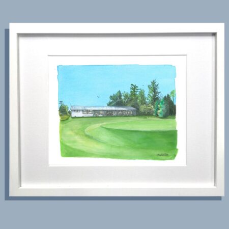 Waimate golf club painting