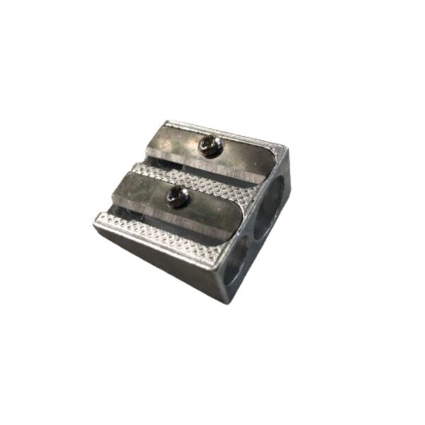 stainless steel pencil sharpener - 2 holes