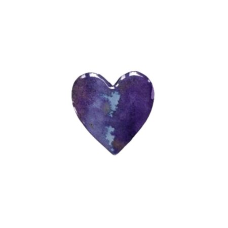 watercolour and resin heart magnet for sale