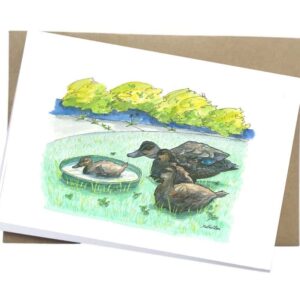 ducks Card buy ducks and ducklings greeting card