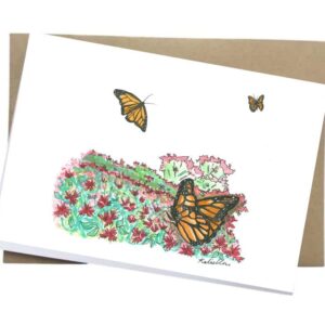 butterflies card buy monarch butterflies greeting card