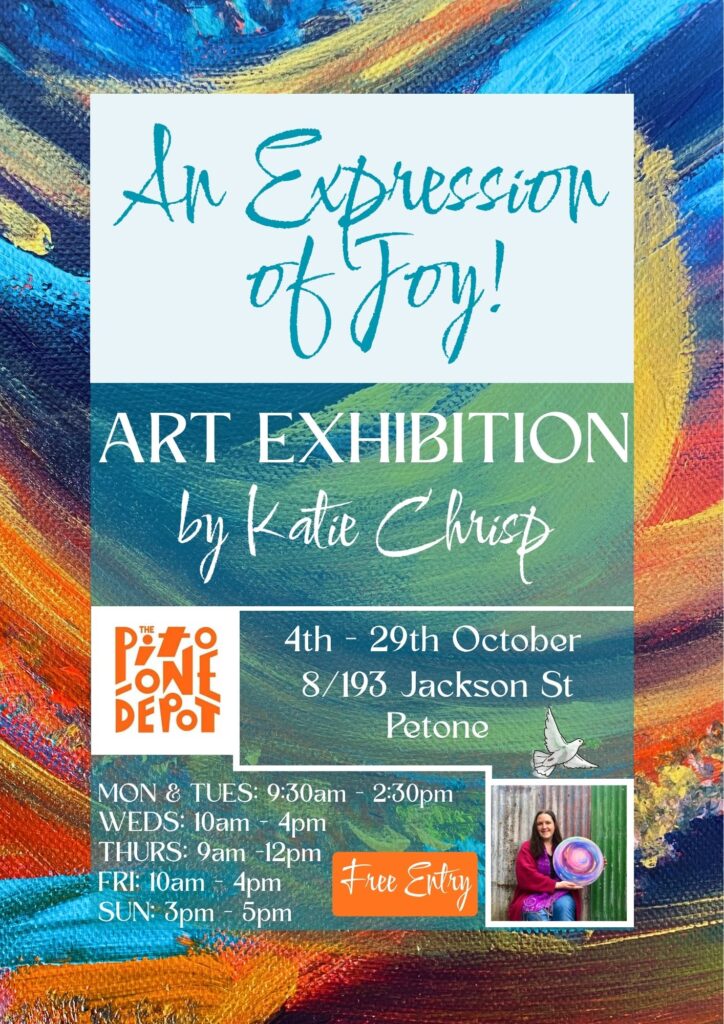 Katie Chrisp's art exhibition opening hours