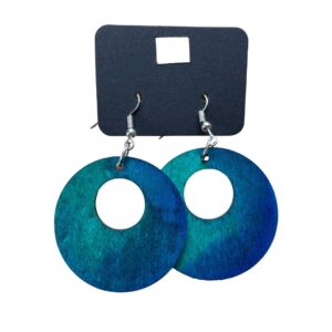ocean earrings buy wooden ocean earrings